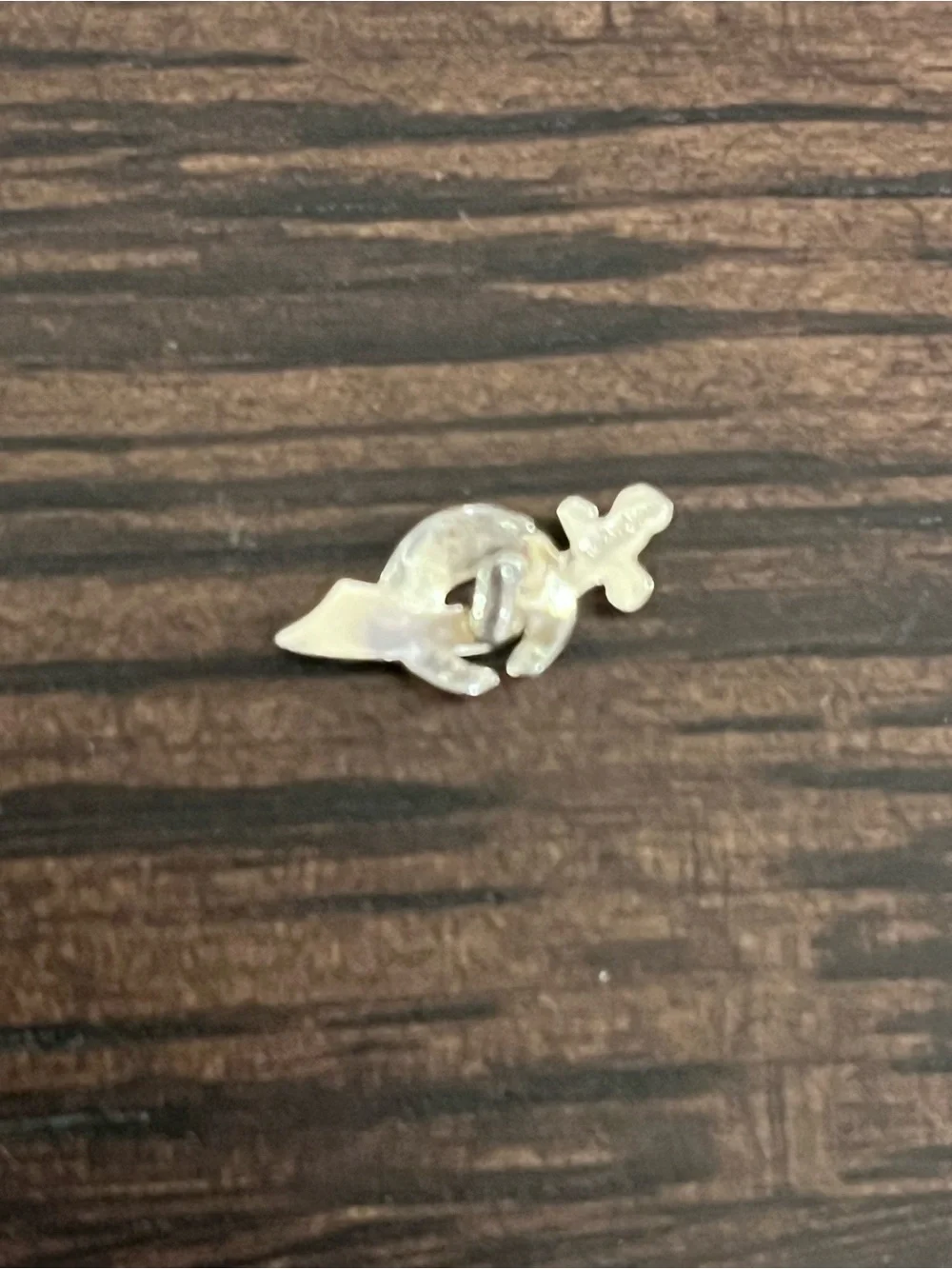 10K Gold Shriners Masonic Emblem Pin Vintage Fraternal Jewelry Crescent Scimitar